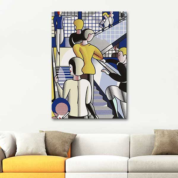 Roy Lichtenstein Bauhaus Stairway Art Print 