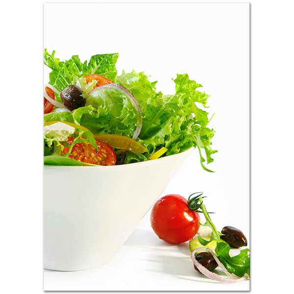 Salad Plate Art Print