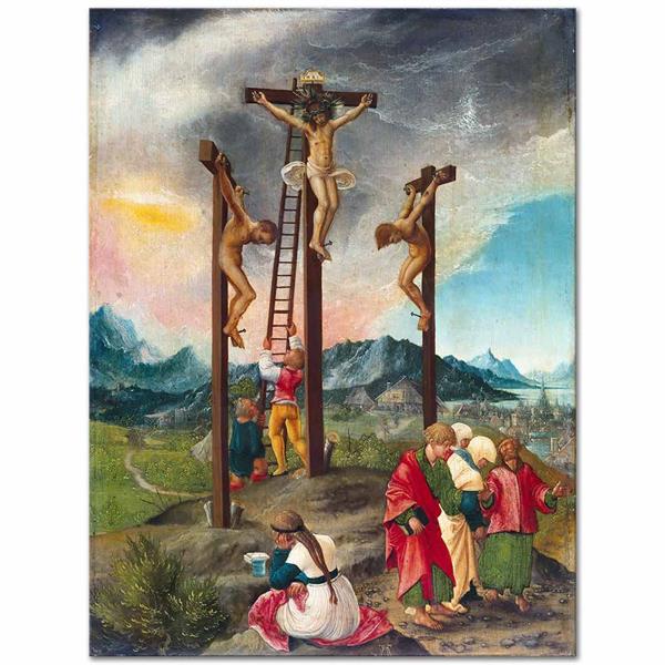 The Crucifixion by Albrecht Altdorfer as Art Print | CANVASTAR ®