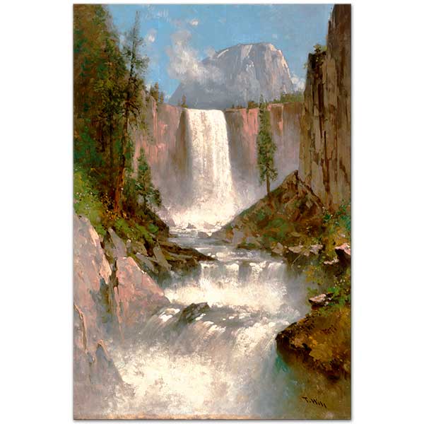Thomas Hill Vernal Falls Yosemite Art Print