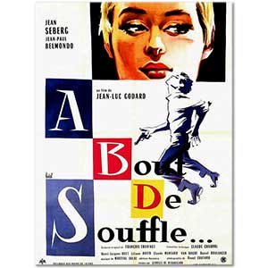 A Bout de Souffle Movie Poster Art Print