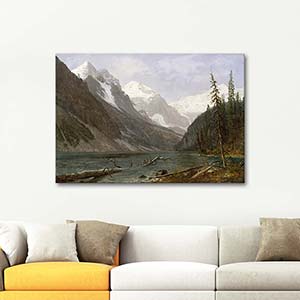 Lake Louise by Albert Bierstadt as Art Print | CANVASTAR