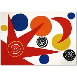 Alexander Calder Red Star Art Print