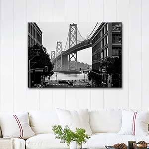 Bay Bridge San Francisco Art Print