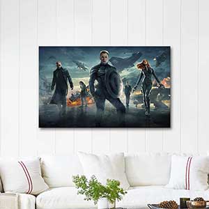 Captain America The Winter Soldier Art Print