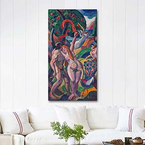 Carl Newman Adam and Eve Art Print