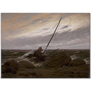 Caspar David Friedrich After The Storm Art Print