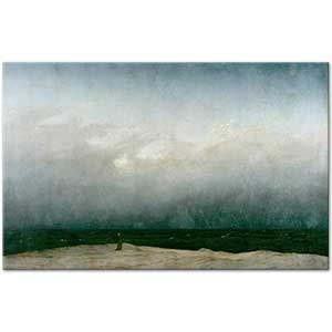 Caspar David Friedrich Monk by the Sea Art Print