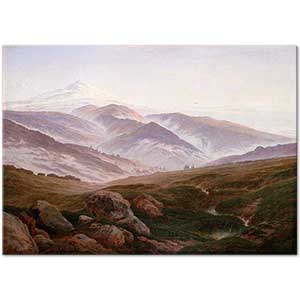 Caspar David Friedrich The Giant Mountains Art Print