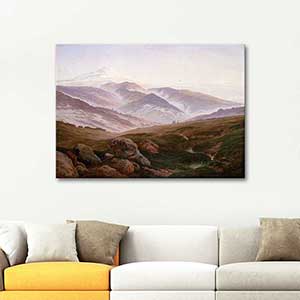 Caspar David Friedrich The Giant Mountains Art Print