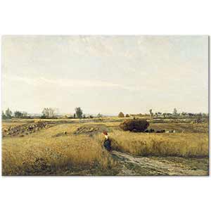 Charles Francois Daubigny The Harvest Art Print