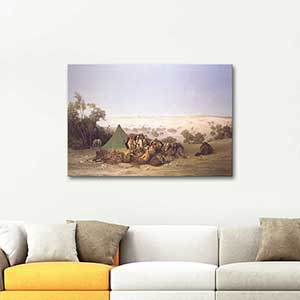 Charles Theodore Frere Bedouin Encampment on the Mount of Olives Jerusalem Art Print