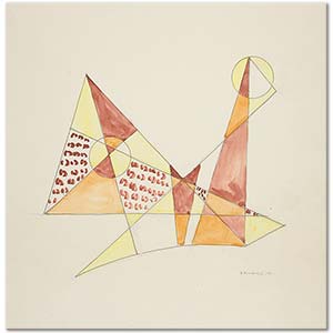 David Kakabadze Abstraction Based On Sails III Art Print