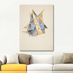 David Kakabadze Abstraction Based On Sails VI Art Print