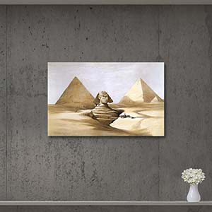 David Roberts The Great Sphinx and Pyramids of Gizeh Art Print ...