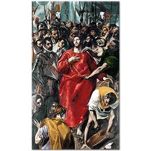 El Greco Hz İsa'nın Elbisesinin Çıkarılışı Kanvas Tablo