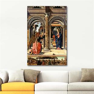 The Annunciation by Francesco del Cossa as Art Print | CANVASTAR