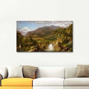 Frederic Edwin Church Heart of the Andes Art Print