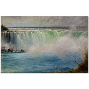 George Inness A View Of Niagara Falls Art Print