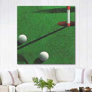 Golf Balls Art Print