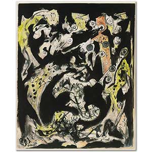 Jackson Pollock Untitled 01 Art Print