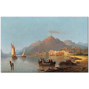 Karl Kaufmann View Of Vesuvius Art Print