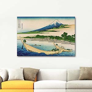 Katsushika Hokusai Tago Bay Near Ejiri On The Tokaido Art Print