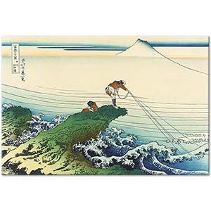 Katsushika Hokusai Fuji Dağı Serisinden 01 Kanvas Tablo