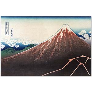 Katsushika Hokusai Fuji Dağı Serisinden 02 Kanvas Tablo