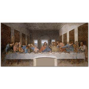 Leonardo da Vinci Son Akşam Yemeği Kanvas Tablo