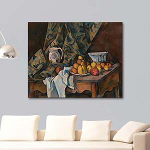 Paul Cezanne Still Life with Apples and Peaches Art Print