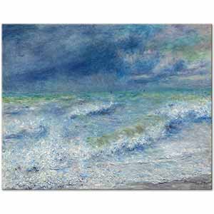 Pierre Auguste Renoir Seascape Art Print