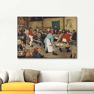 Pieter Bruegel The Peasant Wedding Art Print