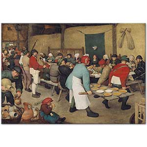 Pieter Bruegel The Peasant Wedding Art Print
