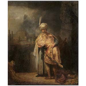 Rembrandt van Rijn David and Jonathan Art Print