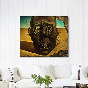 The Face Of War By Salvador Dali As Art Print CANVASTAR Salvador Dali The Face Of War Art Prin C3f 49
