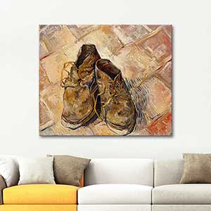 Vincent van Gogh Ayakkabı Çifti Kanvas Tablo