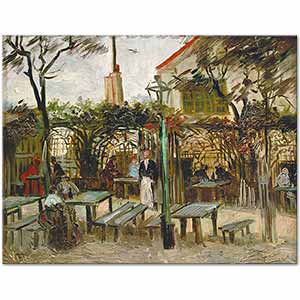 Vincent van Gogh La Guinguette in Montmartre Art Print