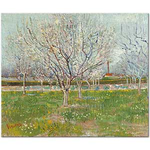 Vincent van Gogh Orchard in Blossom Art Print
