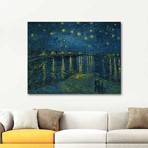 Vincent van Gogh Starry Night Over the Rhone Art Print