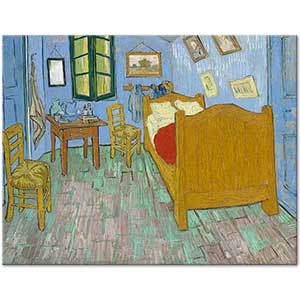 Vincent van Gogh Yatak Odası Kanvas Tablo | CANVASTAR ®