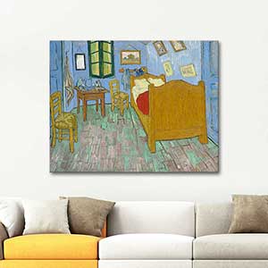 Vincent van Gogh Yatak Odası Kanvas Tablo