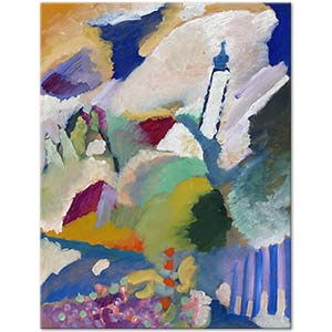 Wassily Kandinsky Murnau With Church I Art Print