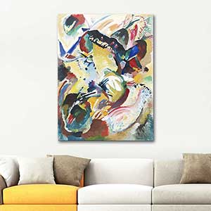 Wassily Kandinsky Campbell için Panel 02 Kanvas Tablo