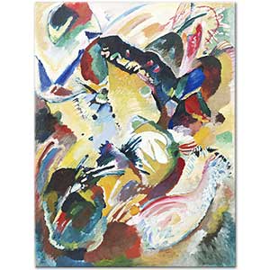 Wassily Kandinsky Campbell için Panel 02 Kanvas Tablo