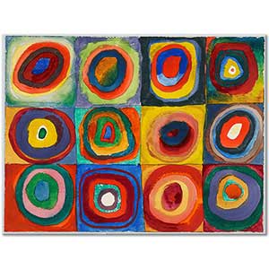 Wassily Kandinsky Squares With Concentric Circles Art Print
