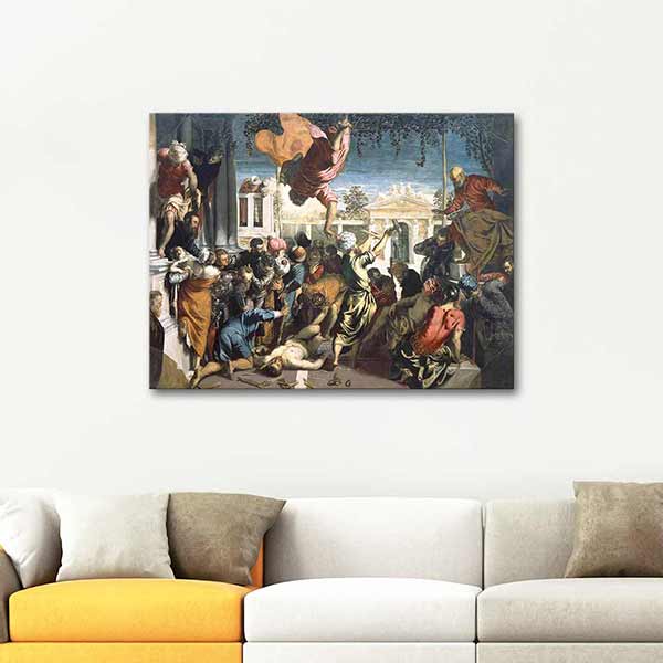 The Miracle of the Slave by Tintoretto as Art Print | CANVASTAR