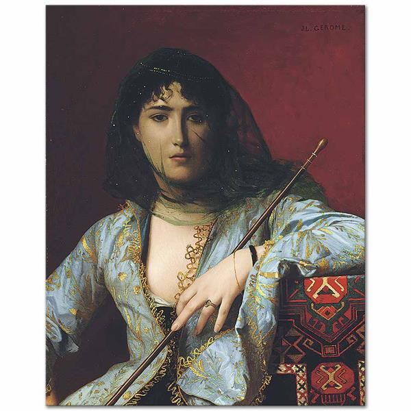 Jean Leon Gerome Çerkez Güzeli Kanvas Tablo | CANVASTAR ®