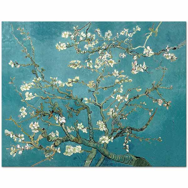 Vincent van Gogh Badem Çiçekleri Kanvas Tablo