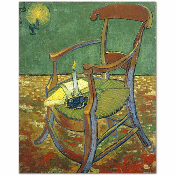 Vincent van Gogh Gauguin's Chair Art Print